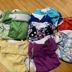 Lot of 12 BumGenius Cloth Diapers